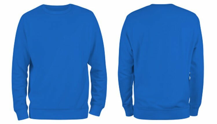 light blue hoodie